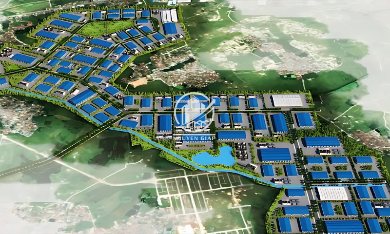 Mô hình 3D KCN Tân Hưng