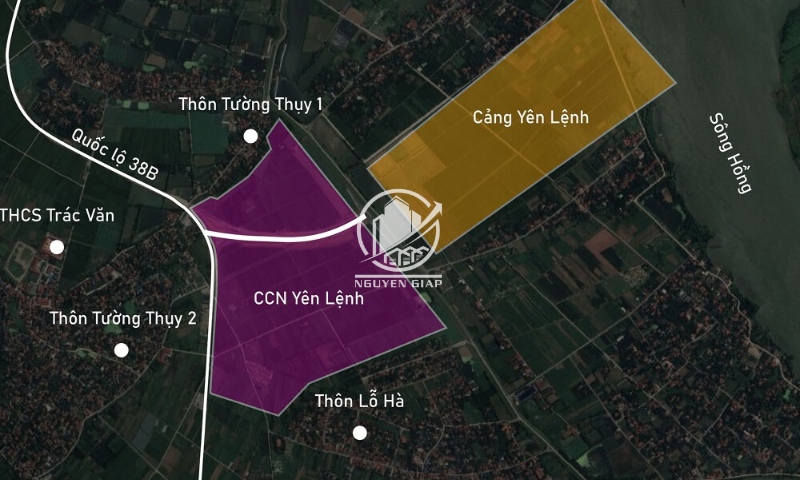 Vị trí địa lý CCN Yên Lệnh