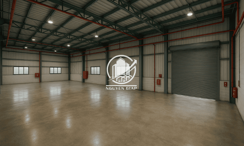 Hình ảnh nhà xưởng 1200m² KCN Đồng Văn II