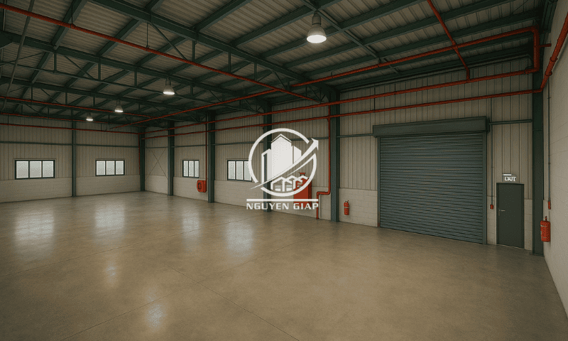 Hình ảnh nhà xưởng 1200m² KCN Đồng Văn II