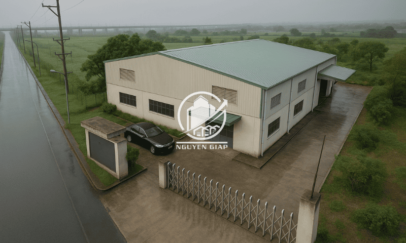 Hình ảnh nhà xưởng 1200m² KCN Đồng Văn II