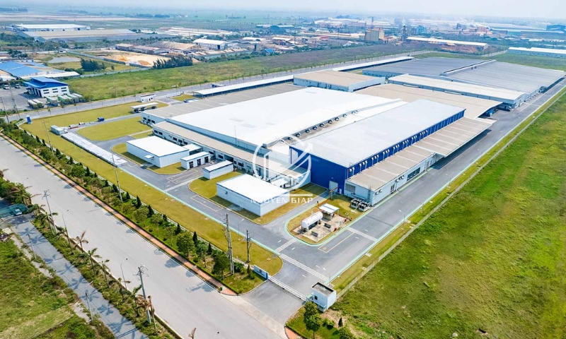 Phát triển tại khu công nghiệp Tiền Hải