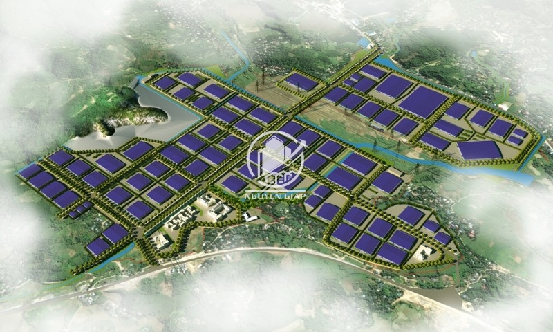 Mô hình 3D khu công nghiệp Mông Hóa, Hòa Bình