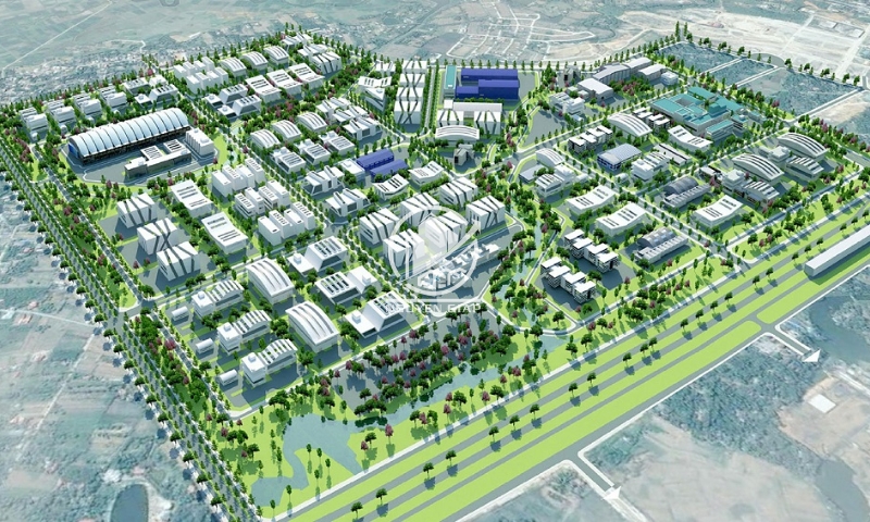 Mô phỏng 3D KCN Thach Thất Hà Nội