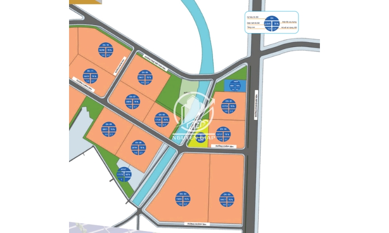 Sơ đồ mặt bằng cụm công nghiệp Jutech Bắc Giang