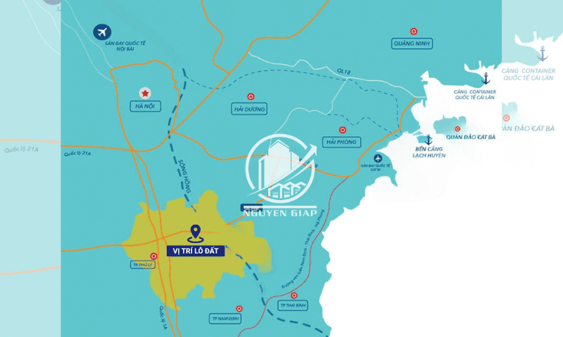 Vị trí 2 lô đất công nghiệp tại Hà Nam