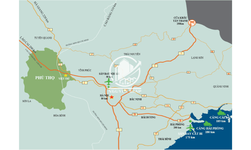 Hình ảnh kết nối giao thông tỉnh Phú Thọ