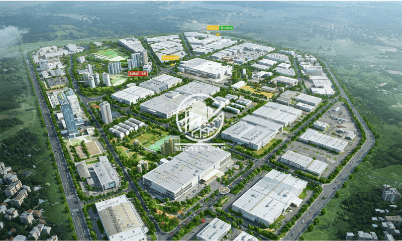 Hình ảnh 3D mô phòng CCN Đức Hiệp