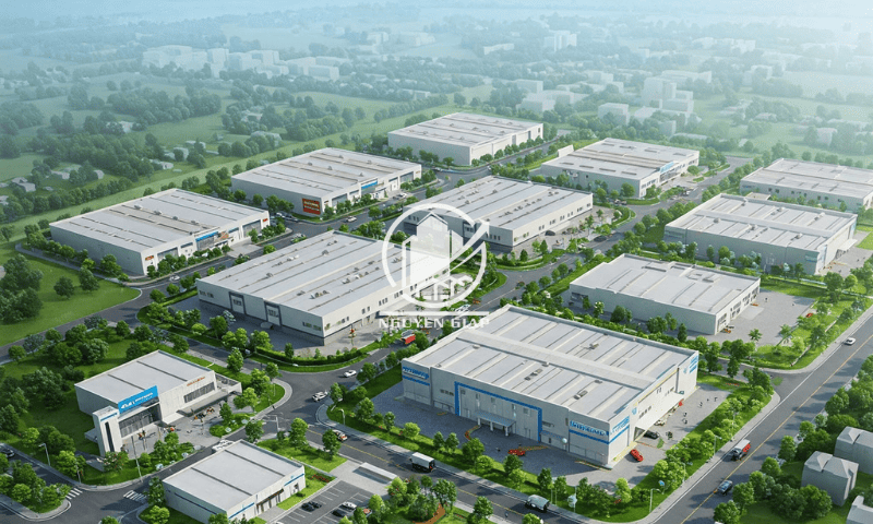 Hình ảnh 3D mô phòng CCN Đức Hiệp