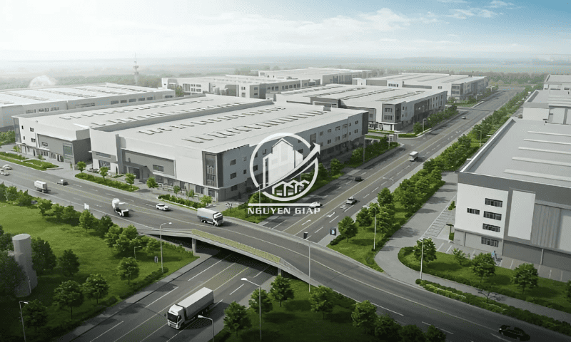Hình ảnh 3D mô phỏng CCN Quỳnh Giao, Thái Bình