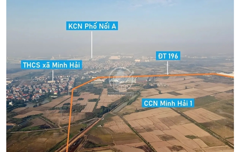 Cụm công nghiệp Minh Hải 1 Hưng Yên có vị trí địa lý đắc địa