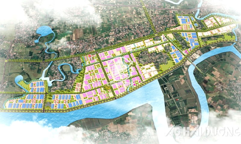 Sơ đồ mặt bằng KCN Kim Thành