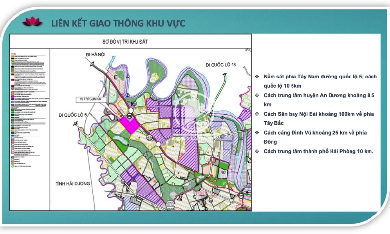 Vị trí địa lý CCN Lê Hiện - Đại Bản