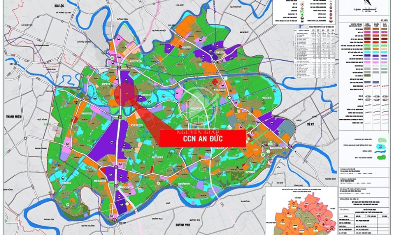 Vị trí địa lý chiến lược cụm công nghiệp An Đức Hải Dương