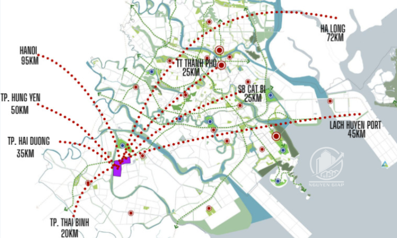 Kết nối vùng Khu công nghiệp Tiên Thanh Hải Phòng