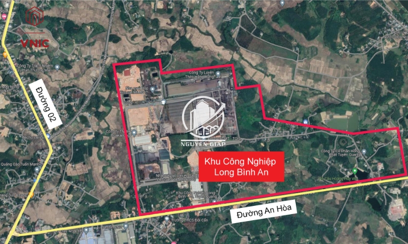 Vị trí KCN Long Bình An
