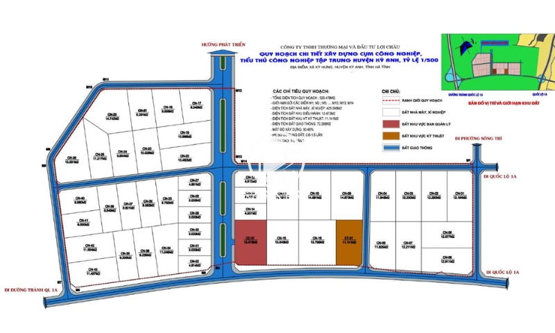 Bản quy hoạch CCN Kỳ Hưng