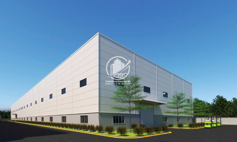 Hình ảnh mô phỏng 3D nhà xưởng KCN Đồng Văn, Hà Nam