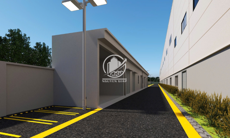 Hình ảnh mô phỏng 3D nhà xưởng KCN Đồng Văn, Hà Nam