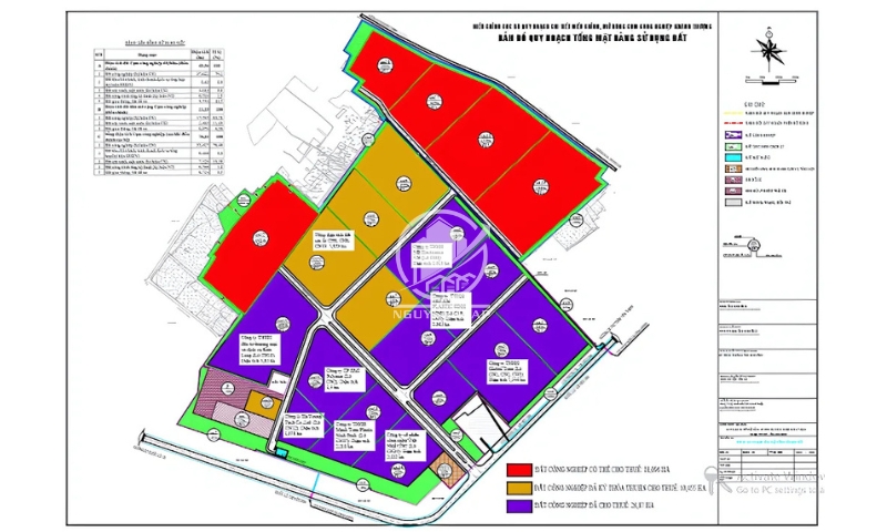 Sơ đồ mặt bằng CCN Khánh Thượng