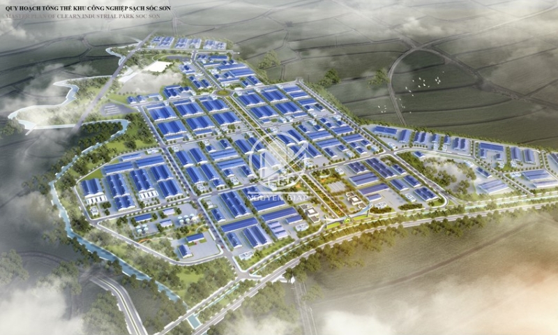 Mô hình 3D KCN Sóc Sơn