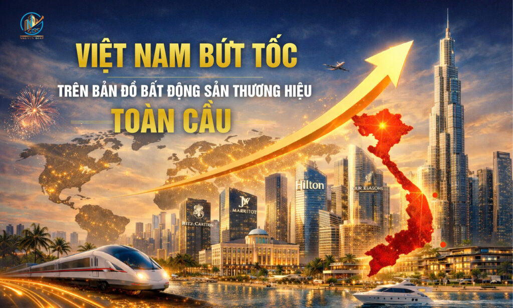 Việt Nam bứt tốc trên bản đồ bất động sản thương hiệu toàn cầu